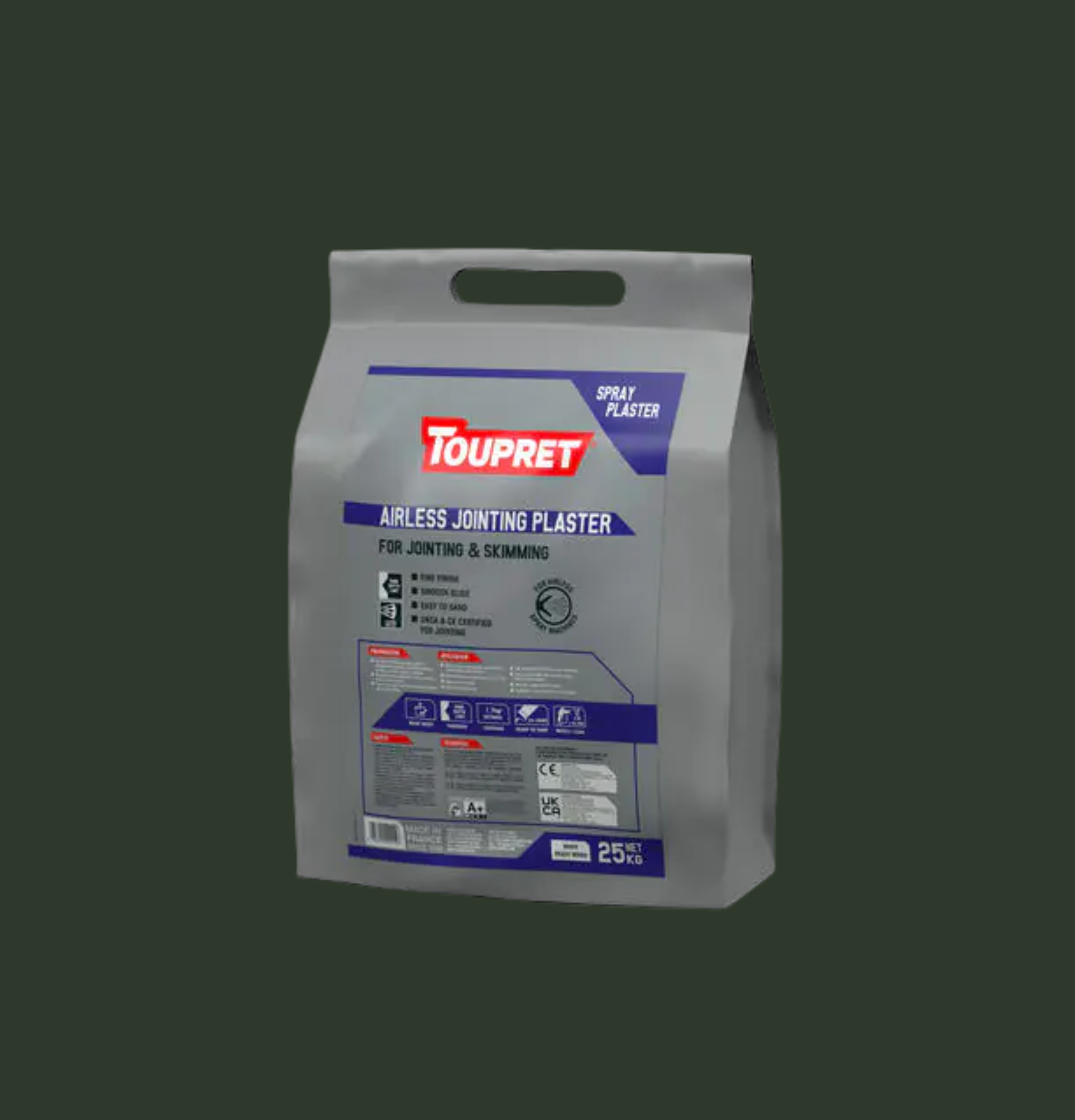 Spray plasters