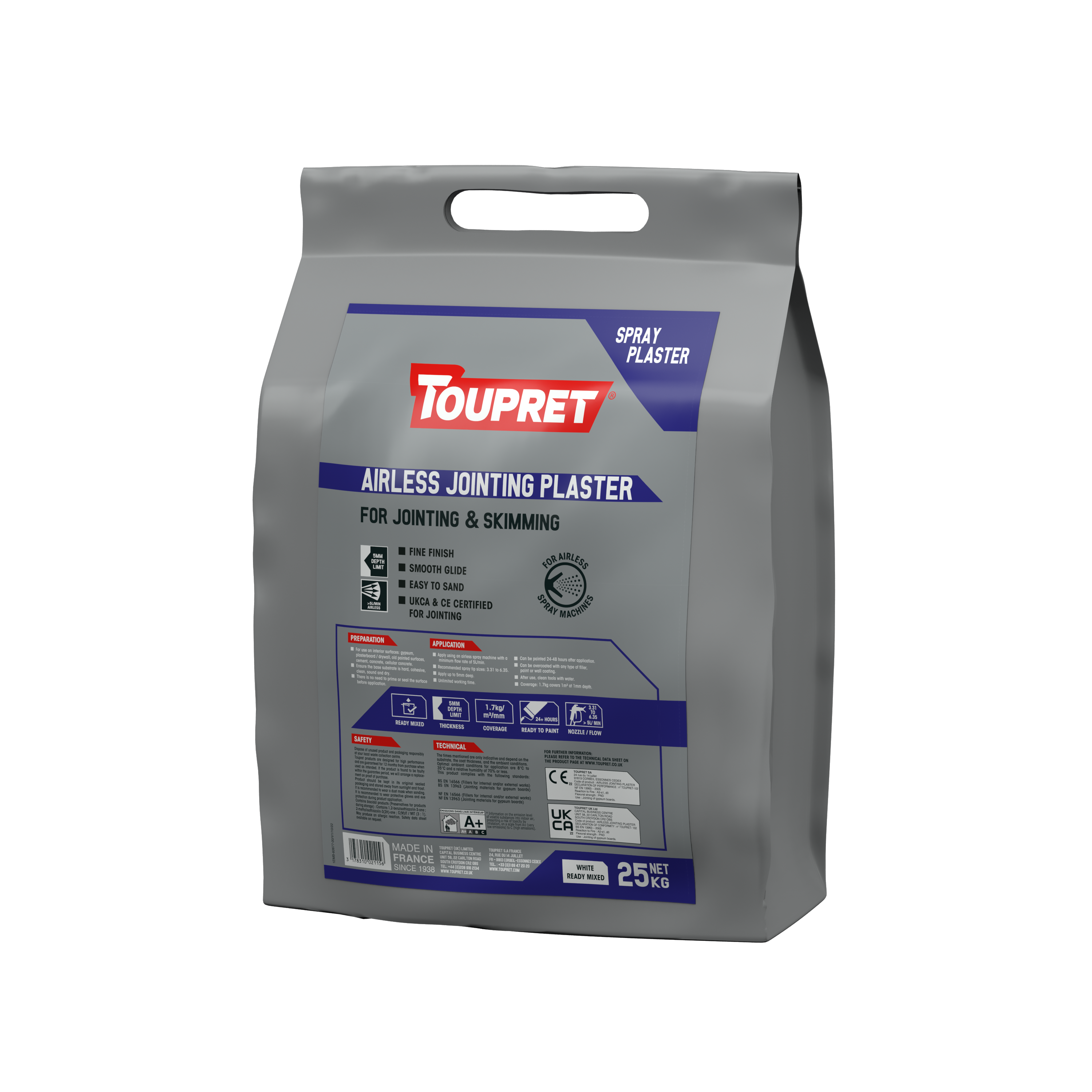 Airless Jointing Plaster