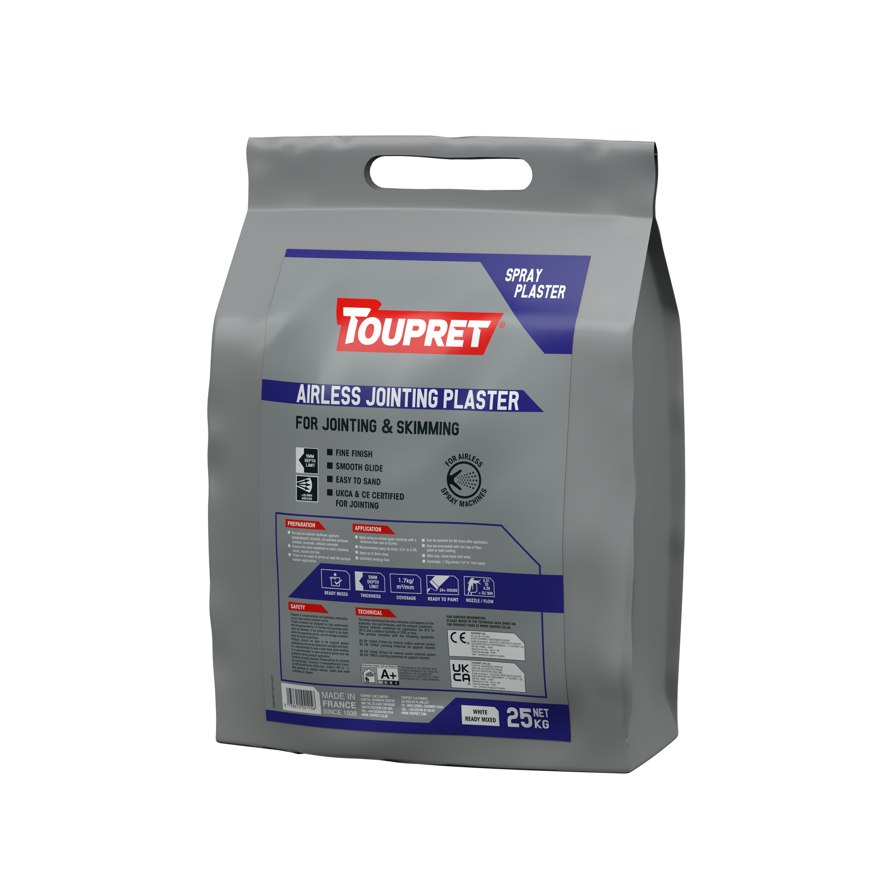 Airless Jointing Plaster