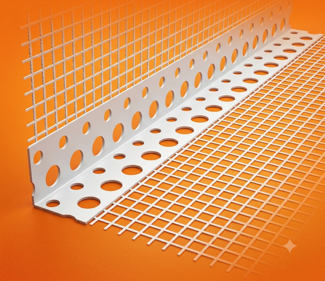 Corner Bead with Fibreglass Mesh – 2.5m