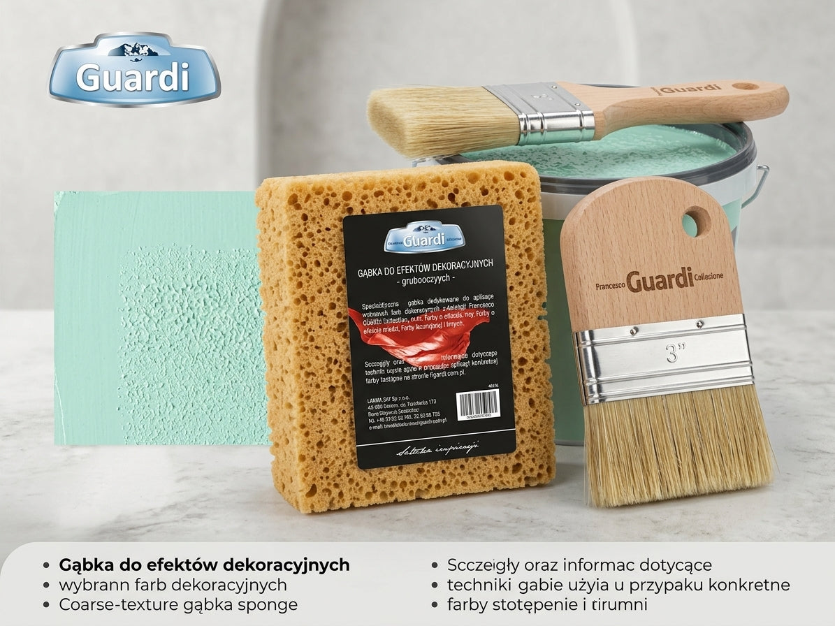 Guardi large pore sponge for decorative effects (140x110x70mm)