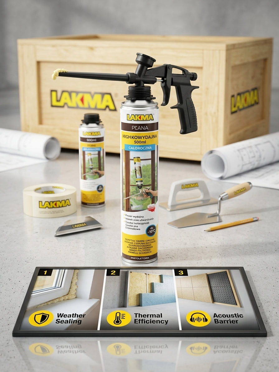 Lakma Gun grade foam - All season (750ml)