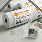 Fibreglass mesh 4×4mm 160g/m² (per m²)