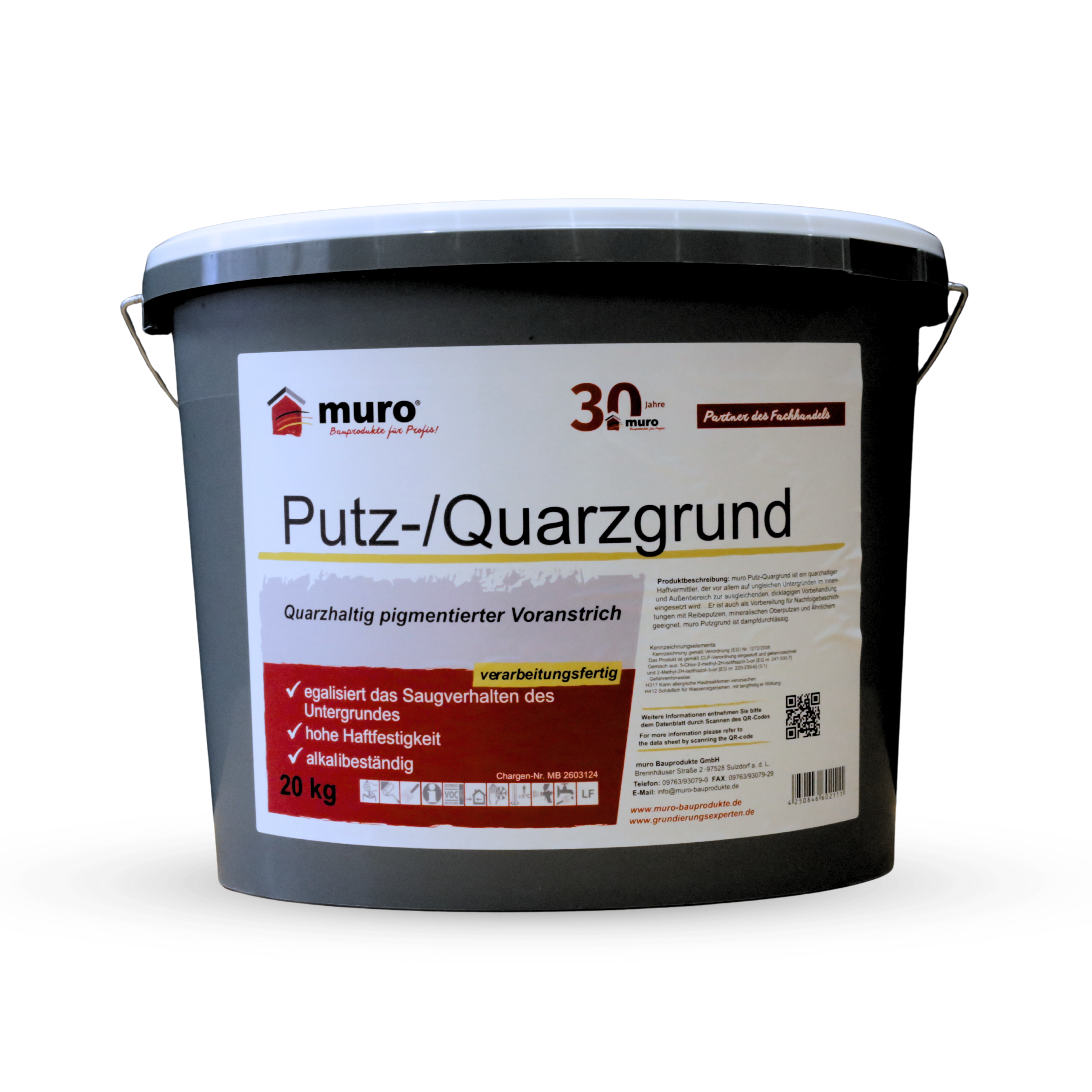 Plaster/quartz primer (20kg bucket)